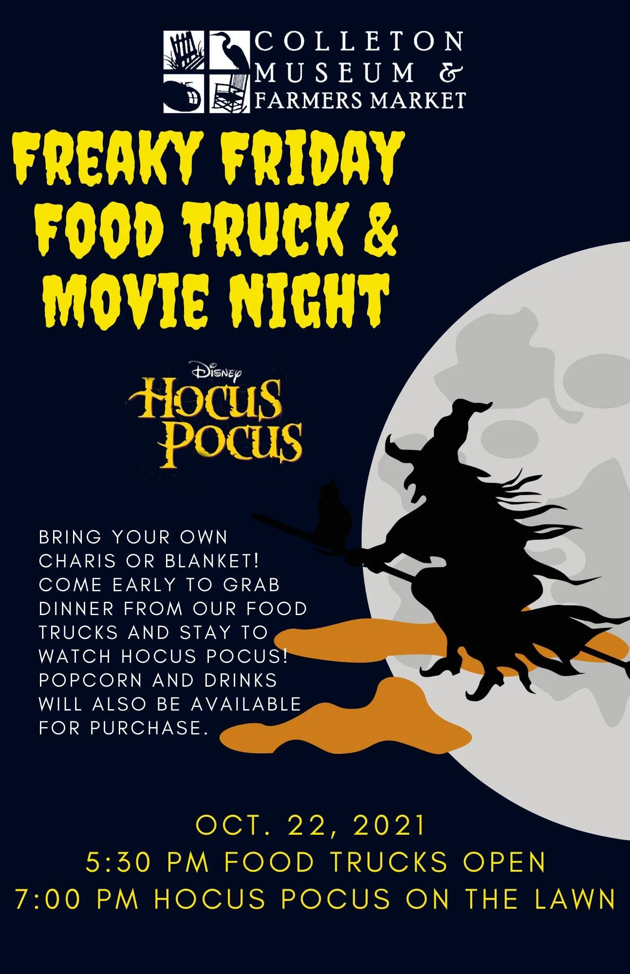 Freaky Food Truck Friday &amp; Hocus Pocus on the Lawn