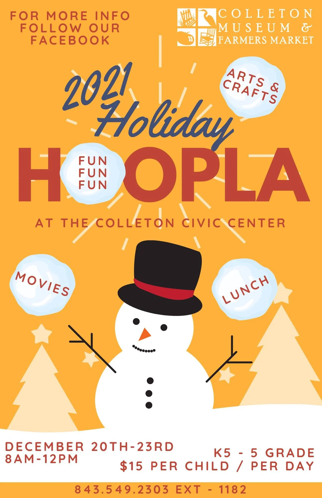 Holiday Hoopla at The Colleton Civic Center
