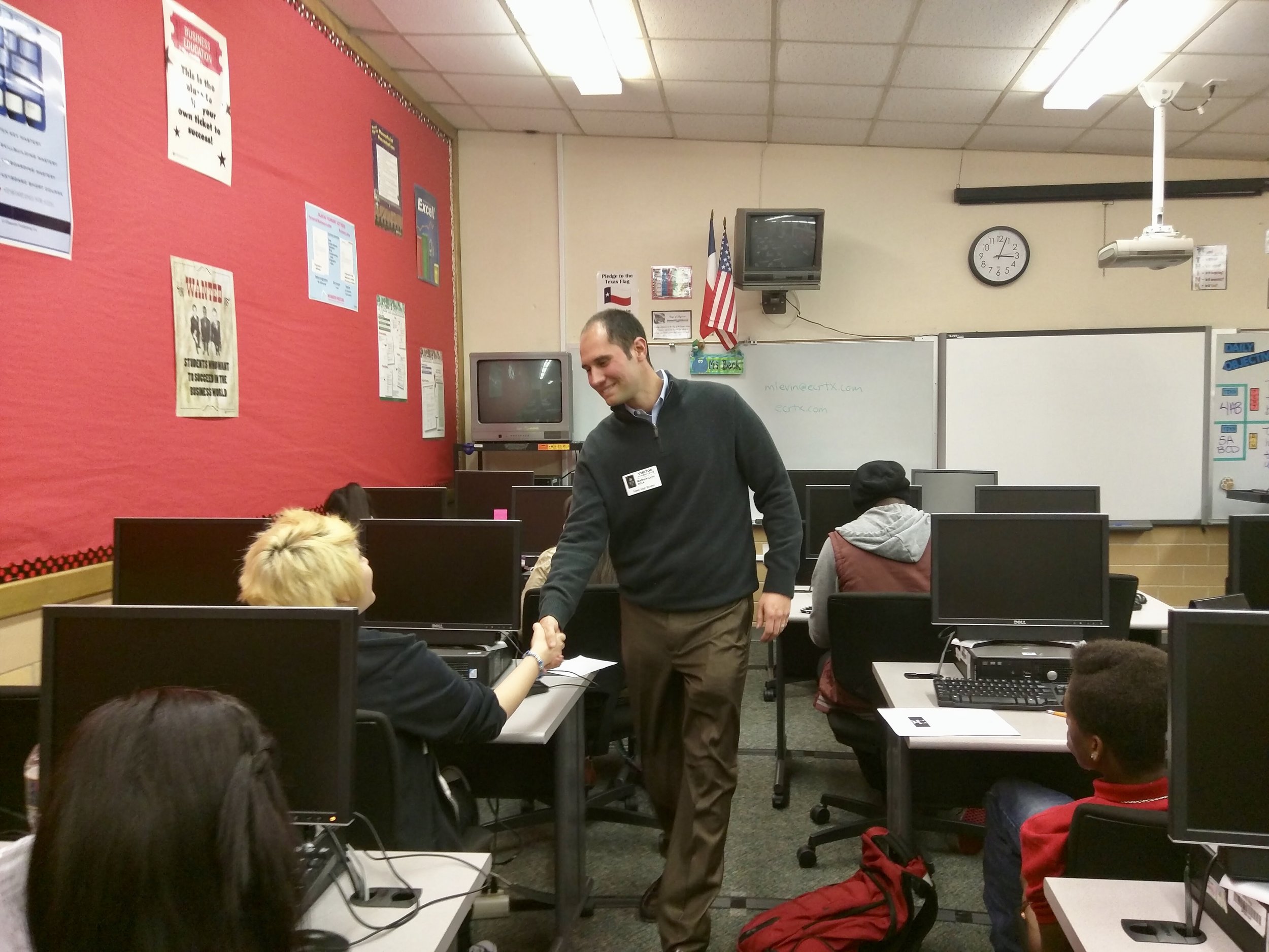 Matt Levin of ECR at Travis High School