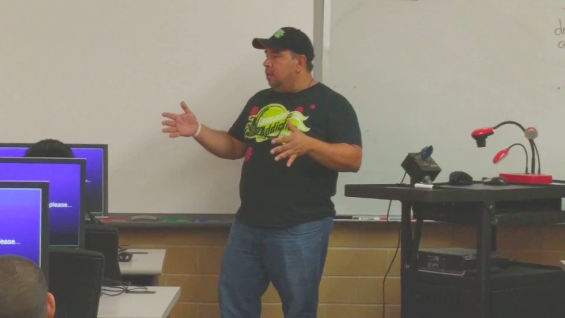 Adrian Paredes of Tamale Addiction at Travis High School