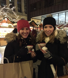 Megan and I with our wine