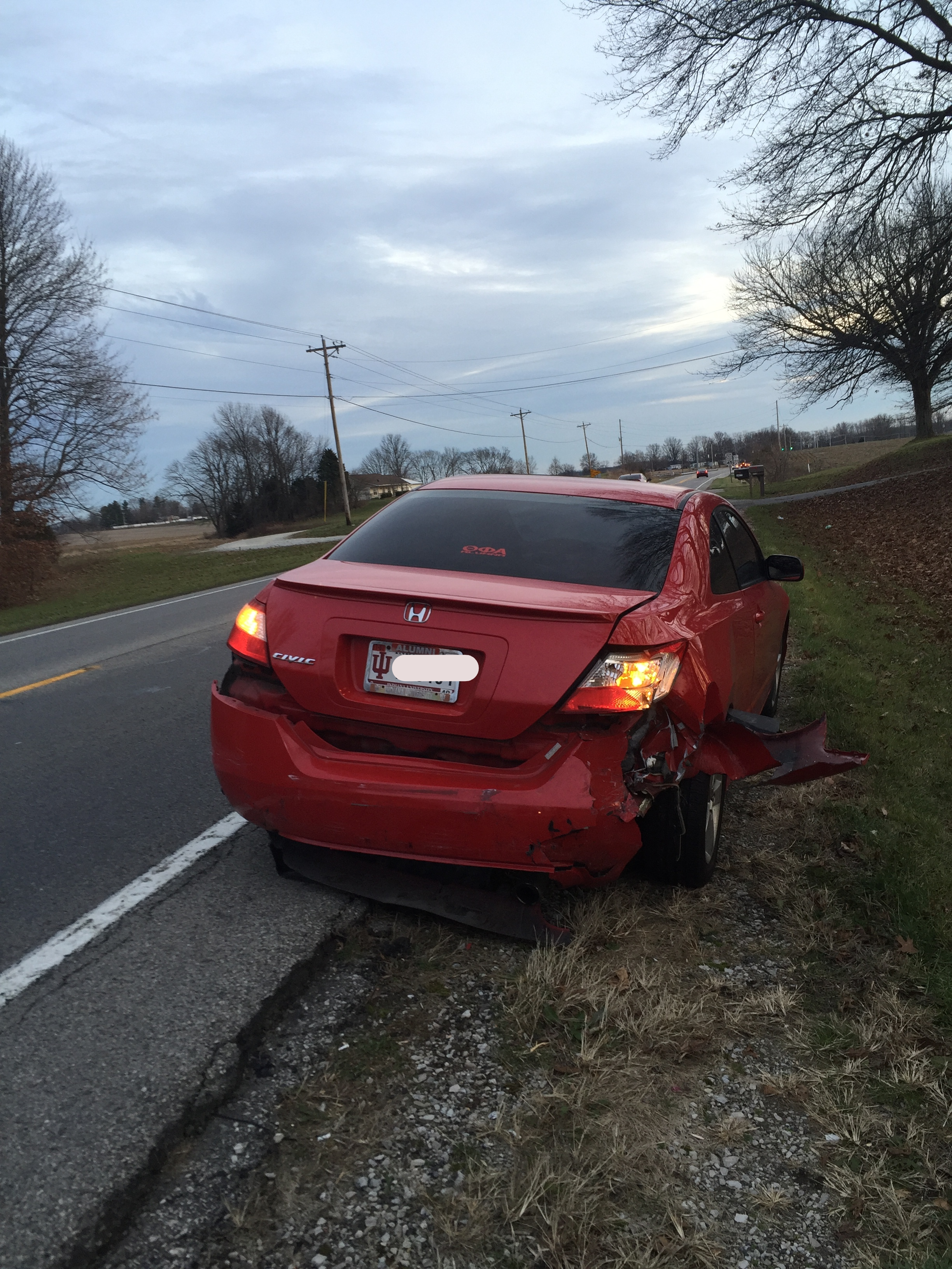 This may be the end of my beautiful red car