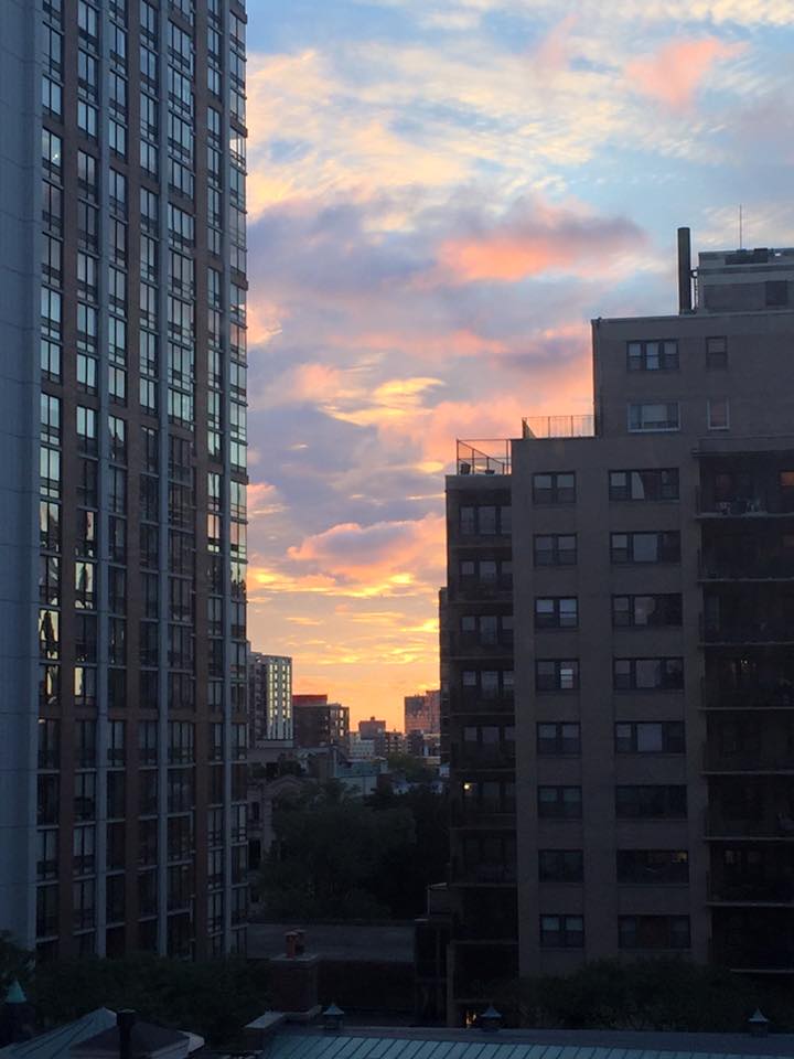 The view out of one of my windows looking into Gold Coast and Old Town after the Blood Moon