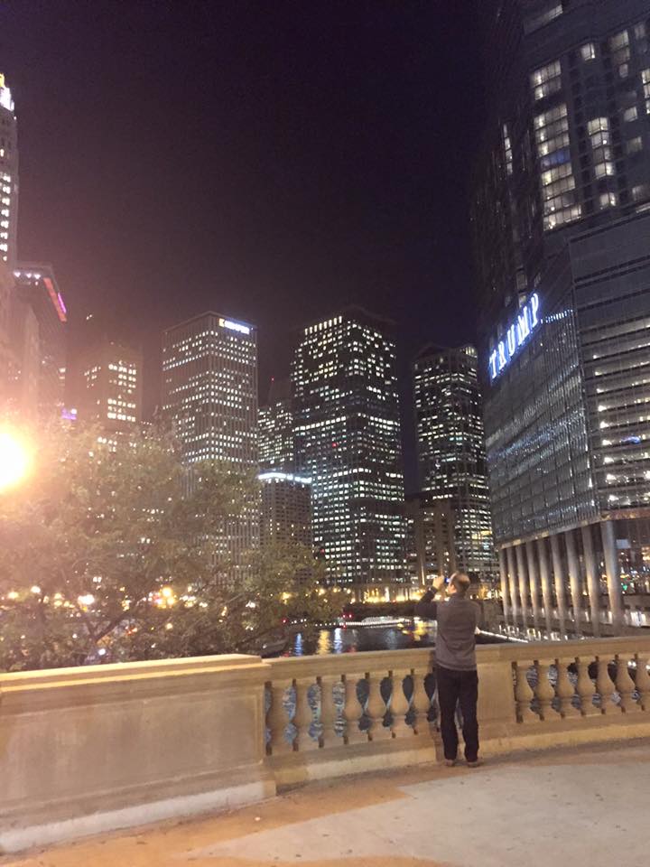 One of my favorite views in the city from my walk home