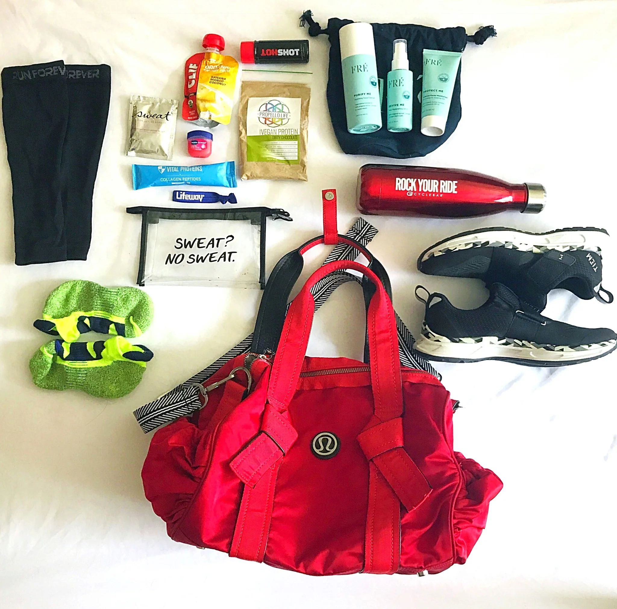 What's in My Gym Bag: CycleBar Edition