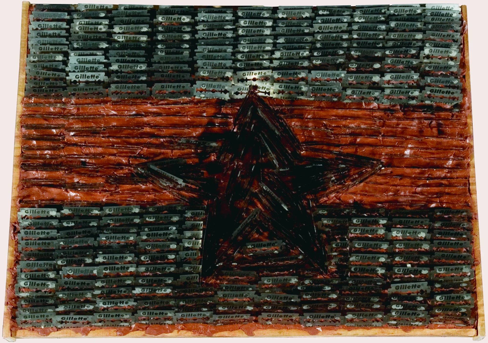 Sven Stilinović, Flag, 198485, mixed media, 350 x 470 mm.