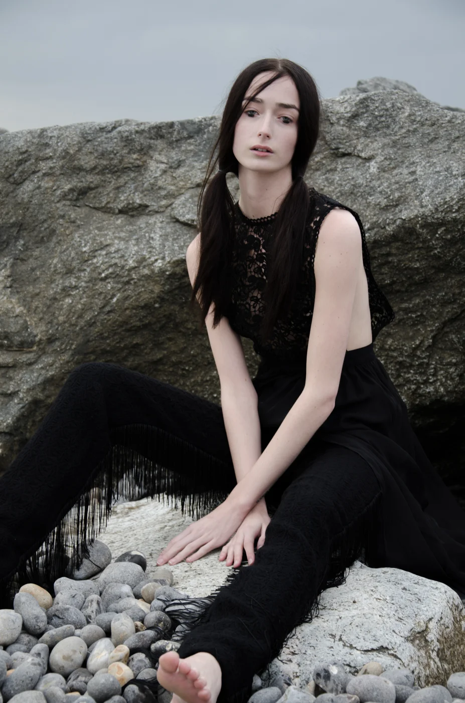 Dress – Miss Sixty, Trousers – Cruz Bueno.