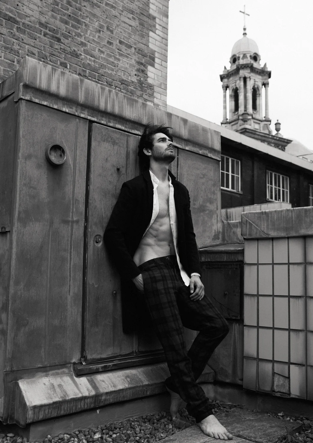 Coat Lanvin, Shirt Zara, Trousers Henry Cottons
