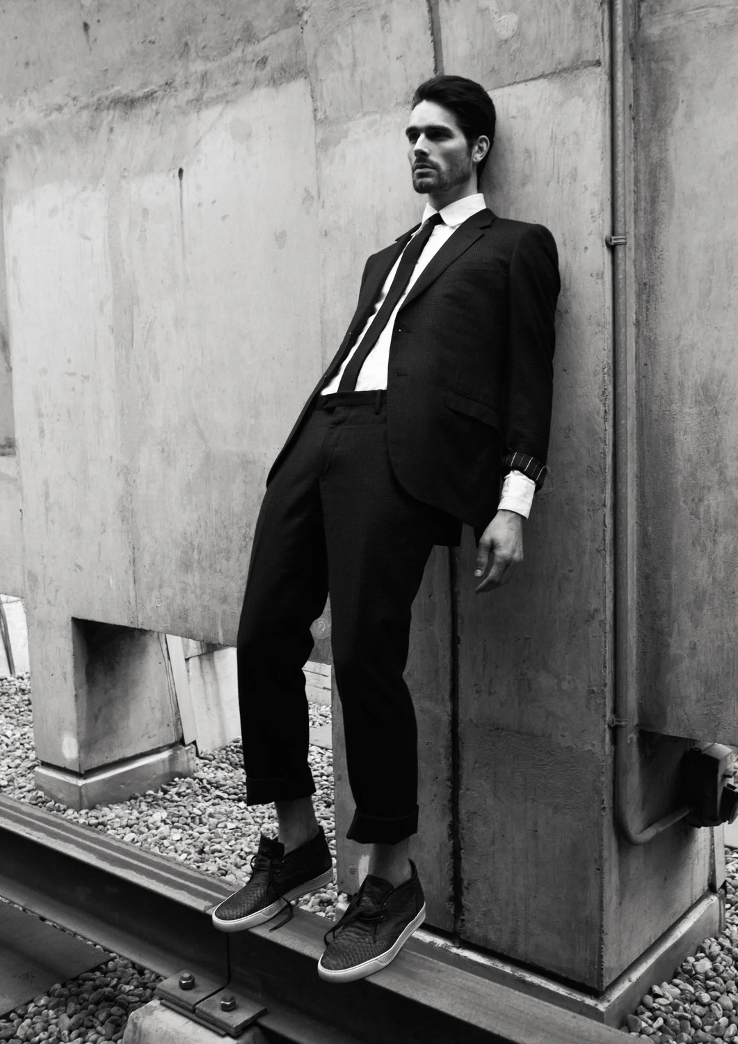 Suit Lanvin , Shirt Marchand Drapier , Shoes Lanvin , Tie Marni