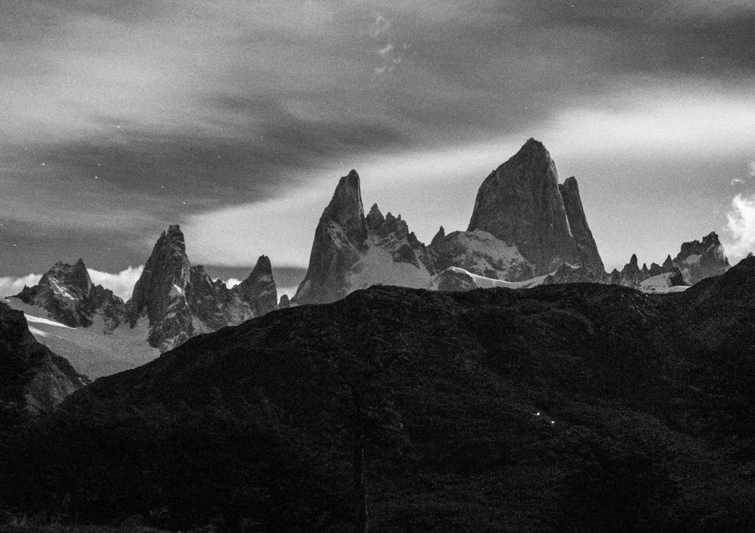 The view of the Fitz Roy from our tent.