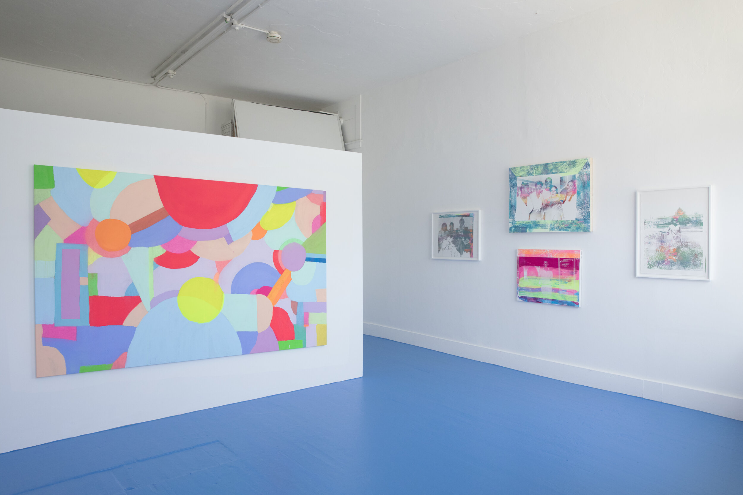 distance time, installation view at Artists Curated Projects 2021