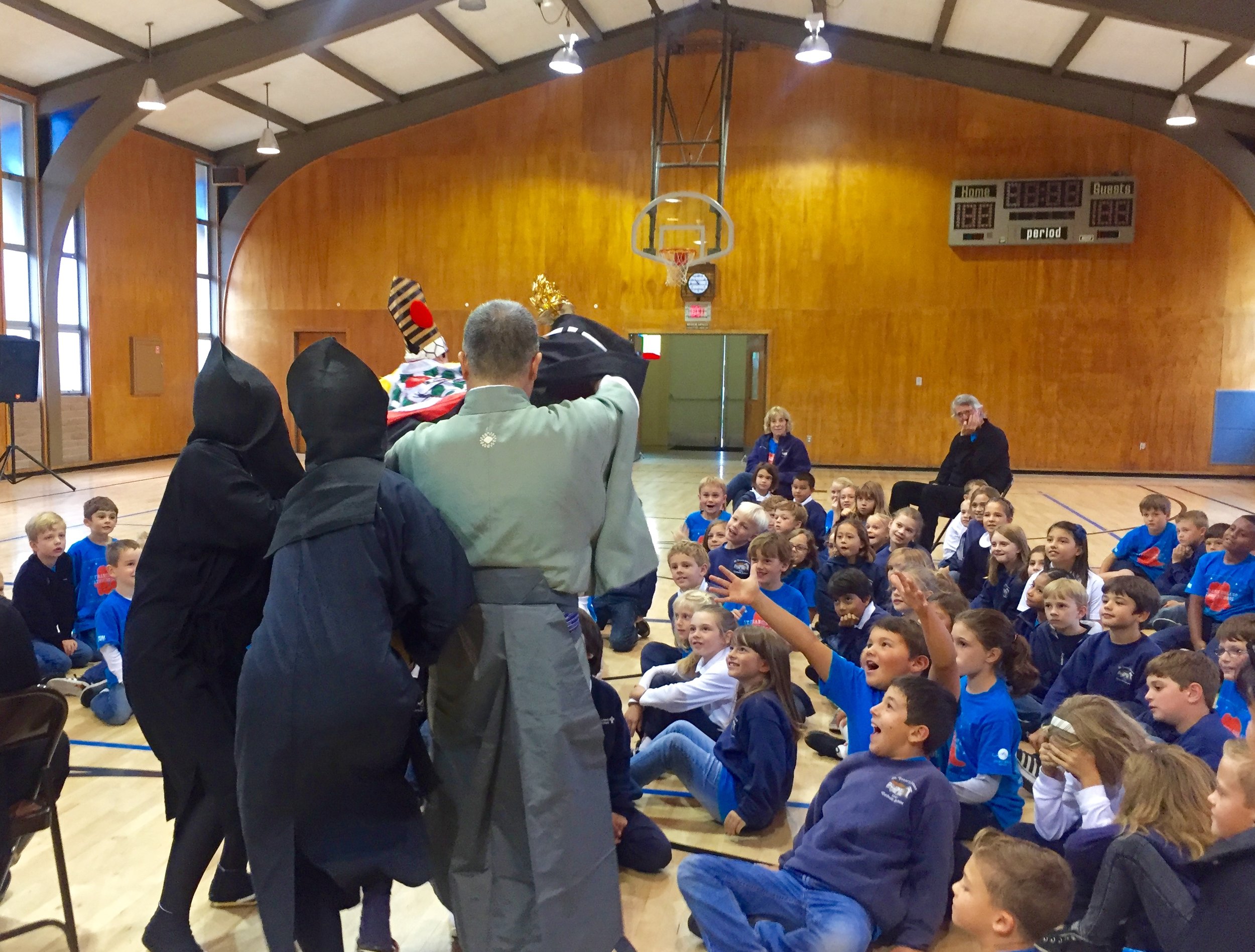 The group demonstrated and performed for the Adele Harrison Middle School, St. Francis Solano Catholic School and the Sonoma Academy. 