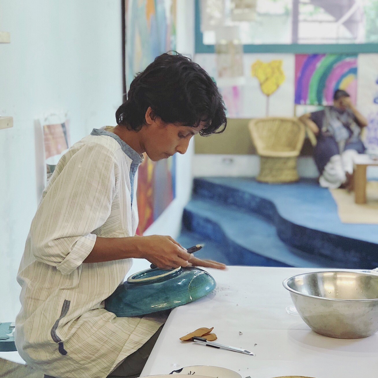 Keep a favorite broken plate or cup until these workshops in the Spring of 2019 when you can make a new art pieces of your own.