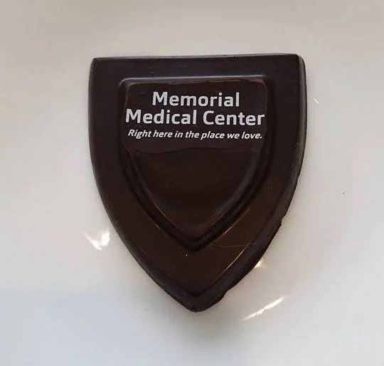 Chocolate Shields for Memorial Medical Center Health Expo