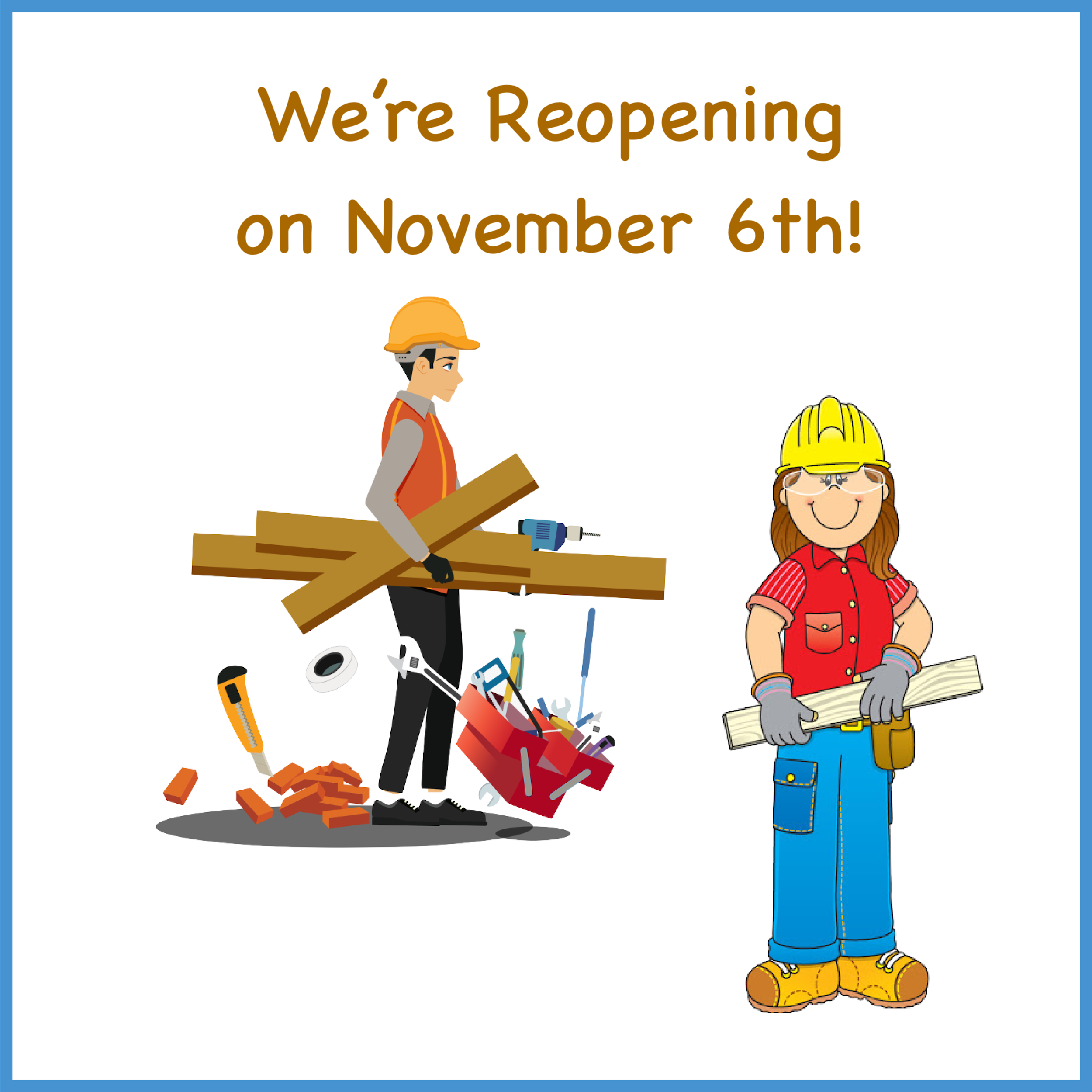 We Will Be Closed October 6th – November 5th For Store Redesign
