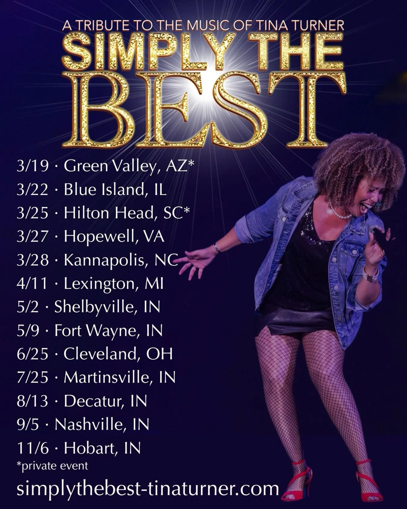 Simply The Best 2026 dates&hellip;so far!! 👠❤️🎤