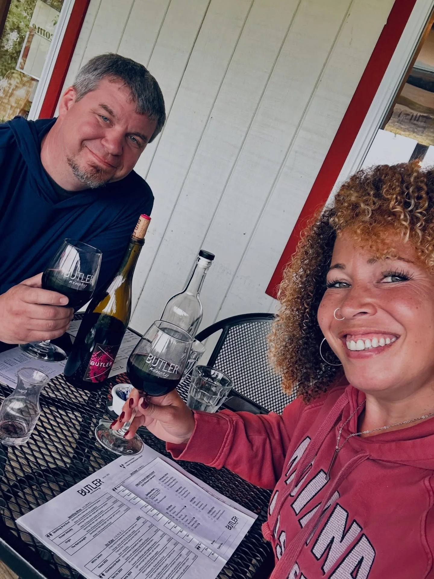 Rainy day runaway!!! @butlerwinery tasting means we will be leaving with wine!! #supportlocal #localbusiness