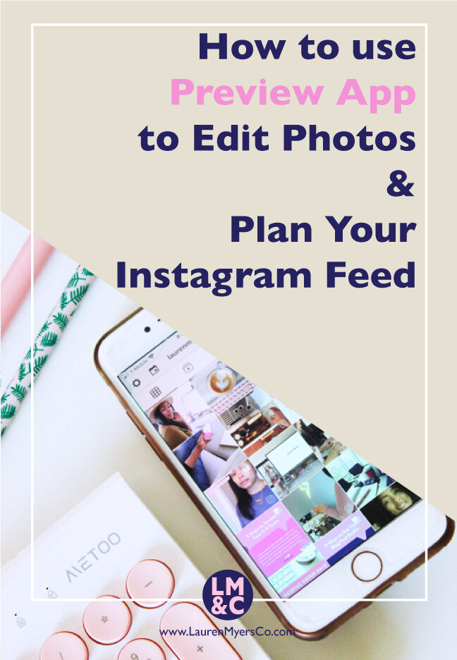 How to use Preview App to Edit Photos and Plan Your Instagram Feed