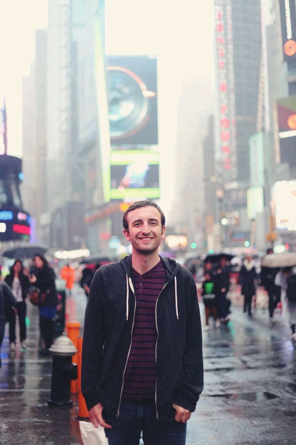 Eric in Times Square