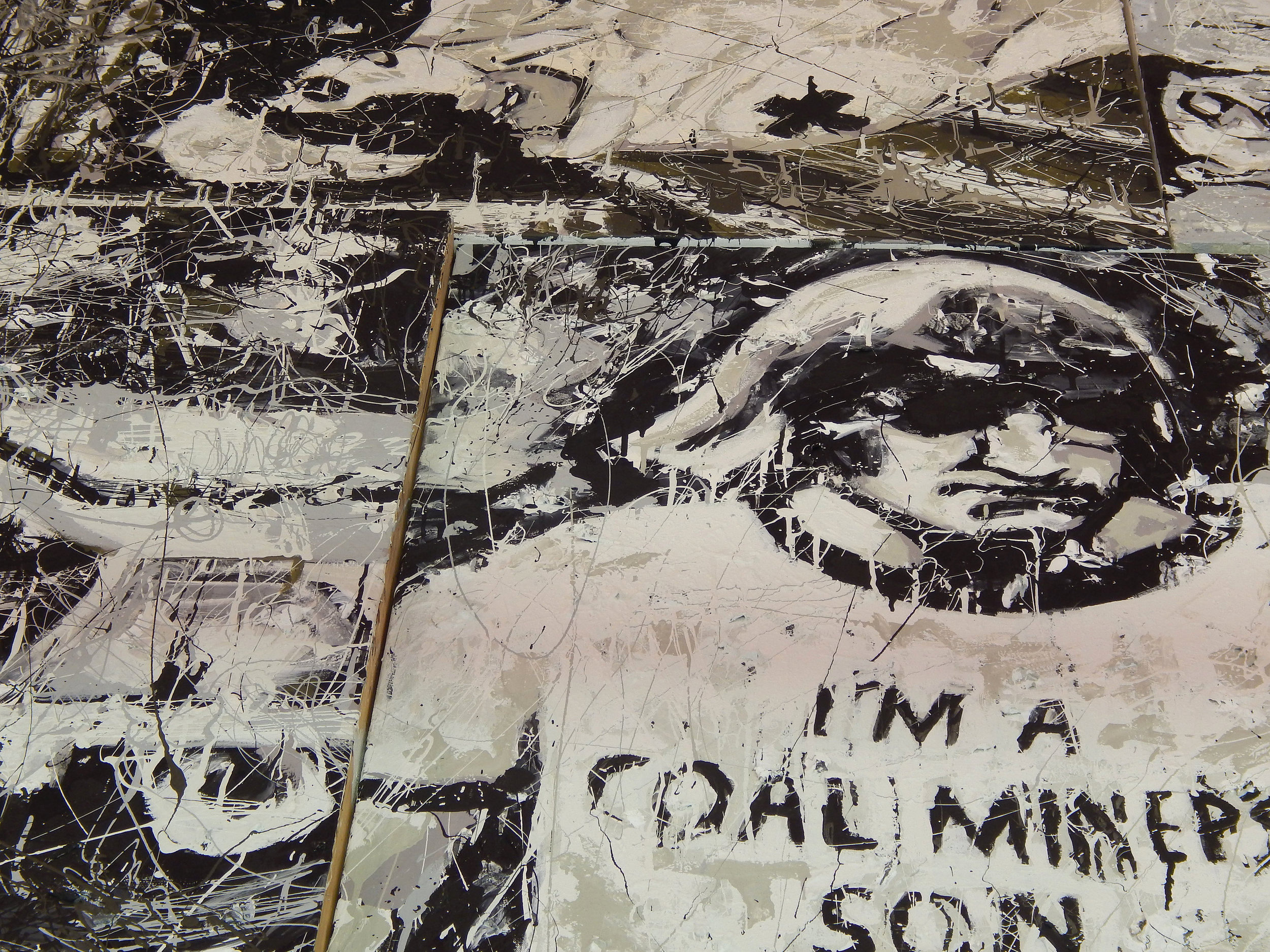 Working on "A Painter of Our Time" series/project in the Sam Fox (October 2014)