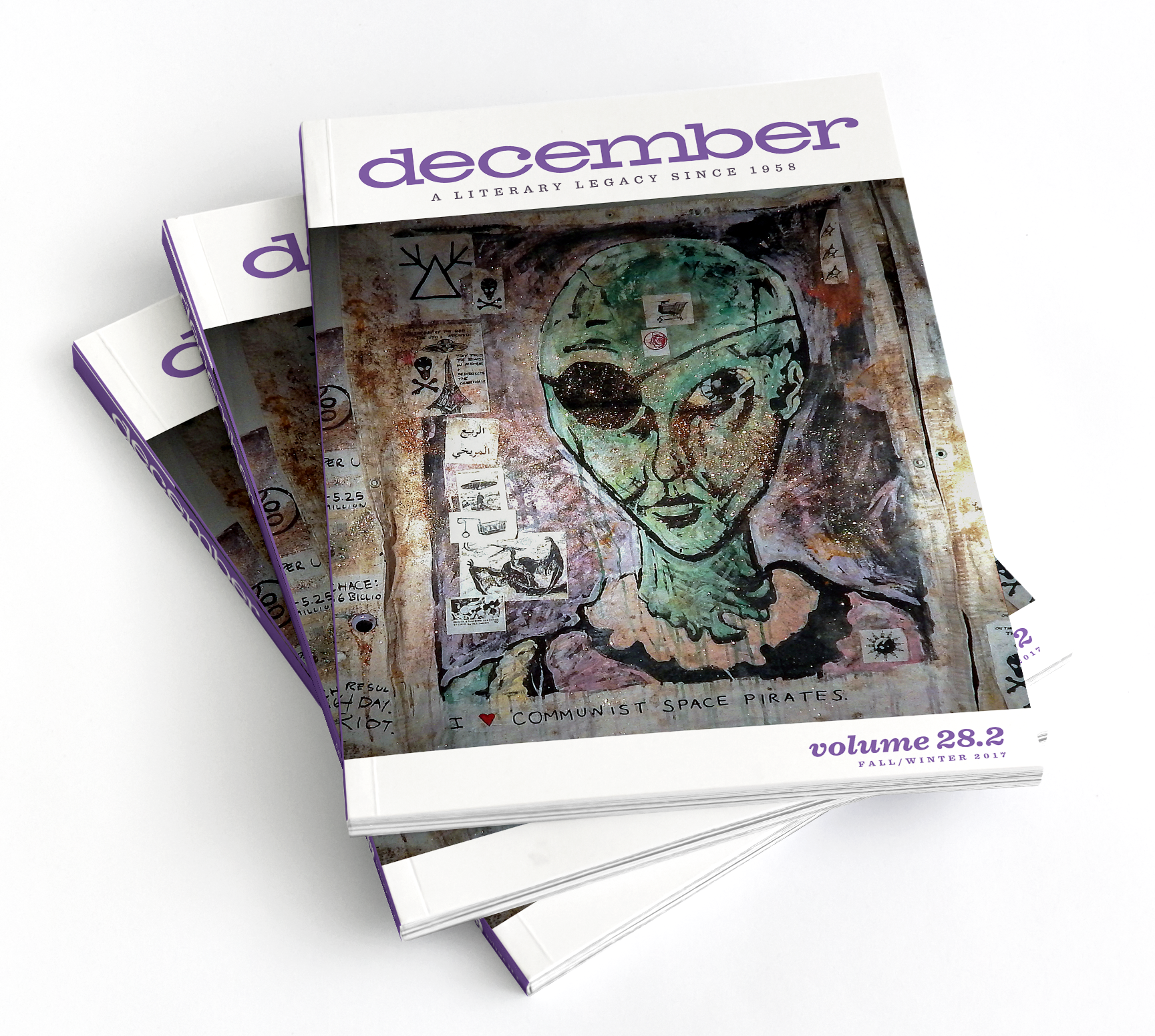 I Heart Communist Space Pirates on the cover of December 28.2 (2017). (Adam Turl)
