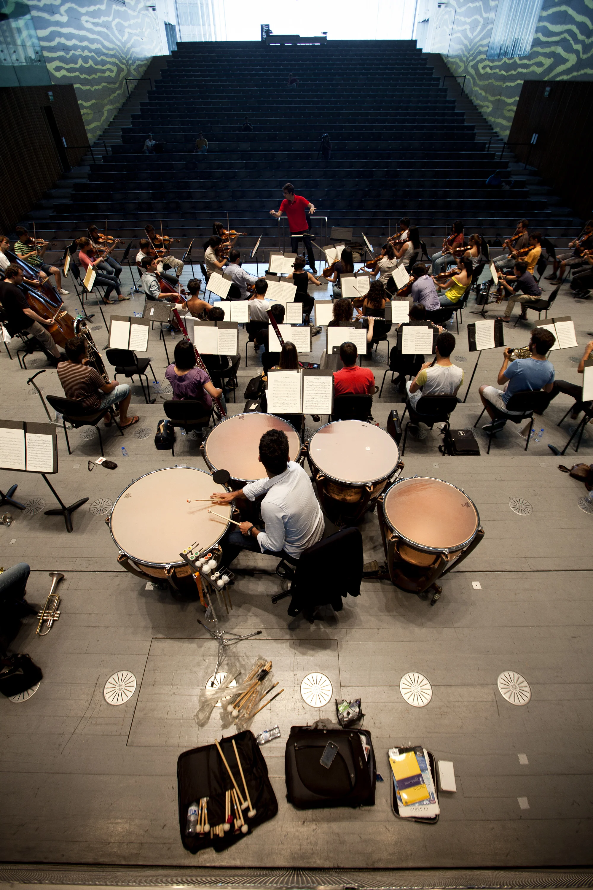 Orquestra XXI em ensaio na Casa da Música (c) Joana Bourgard/PÚBLICO