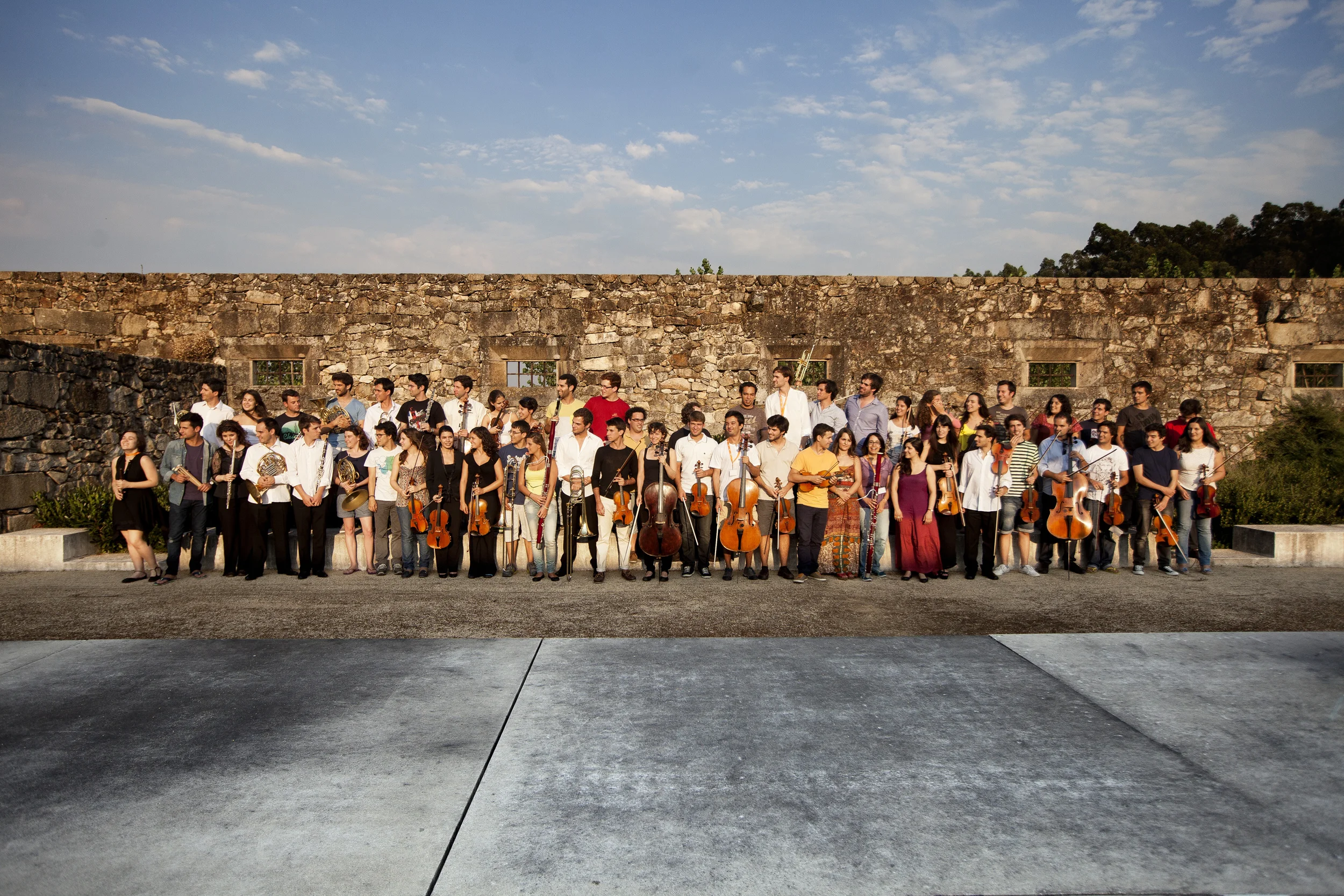 Orquestra XXI no Mosteiro de Tibães (c) Joana Bourgard/PÚBLICO
