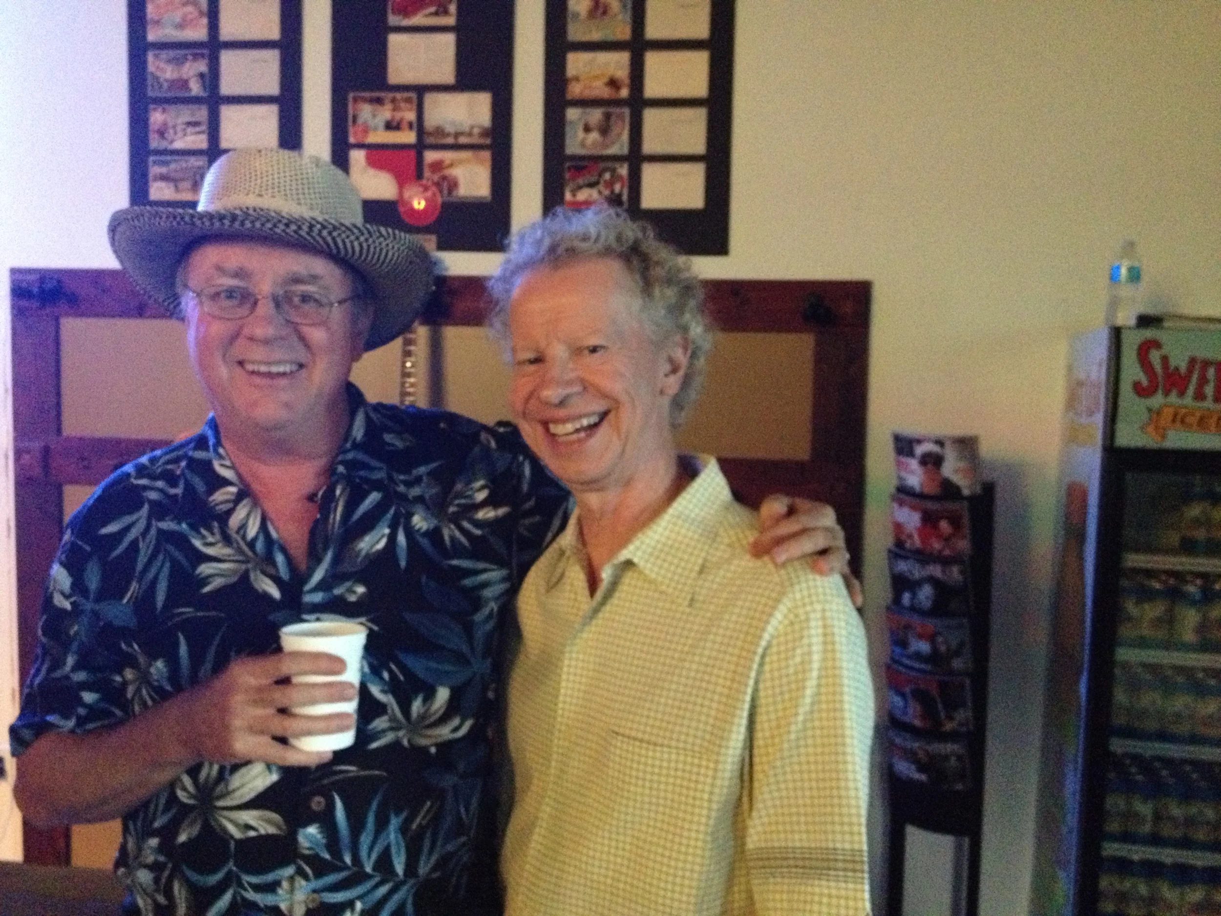 Emcee Terry Lickona (producer of Austin City Limits) and Robert "Beto" Skiles