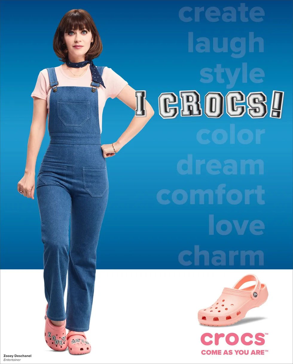 Zooey Deschanel for Crocs