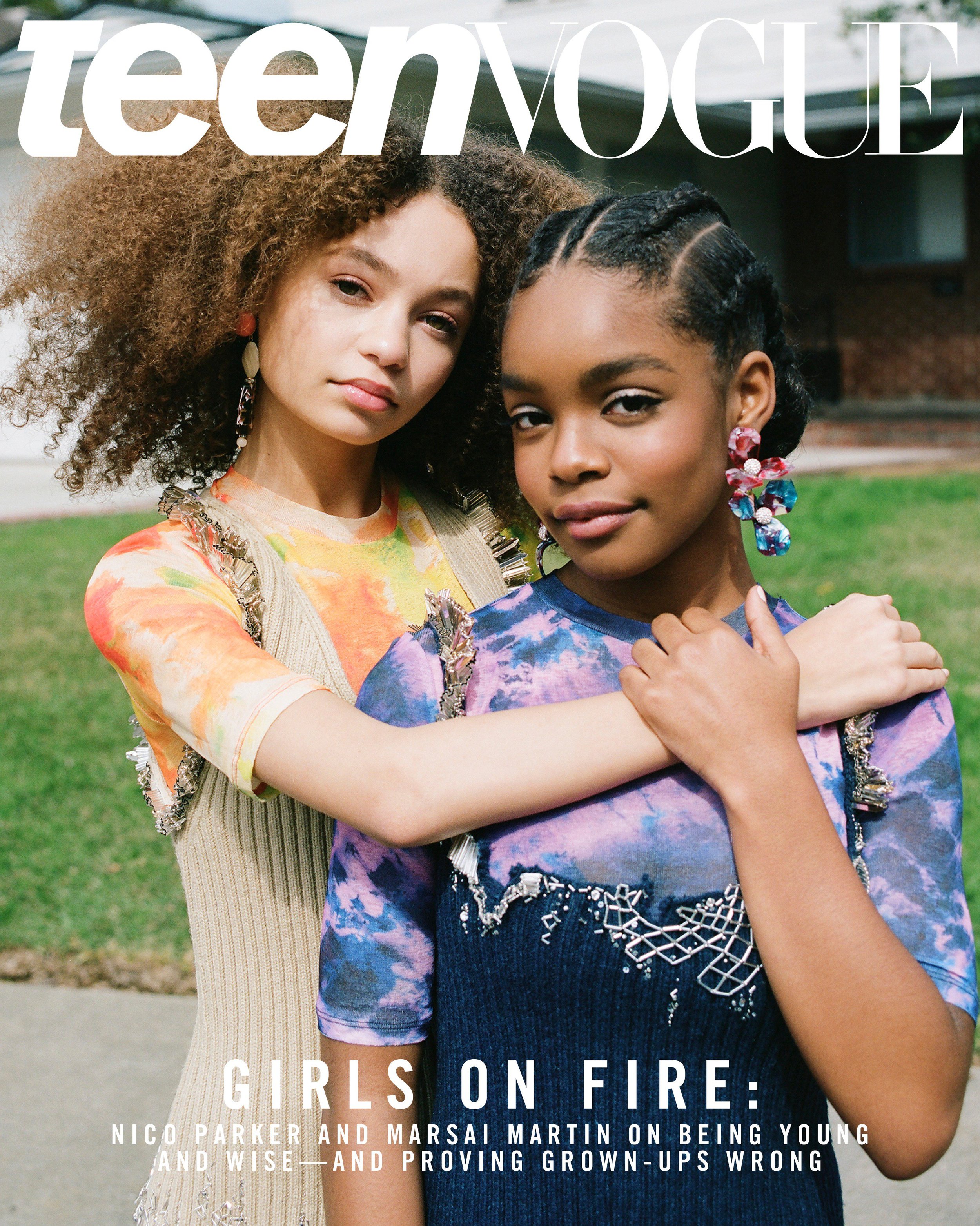 Nico Parker and Marsai Martin for Teen Vogue