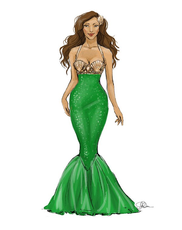 Costume Illustration for Kim Kardashian