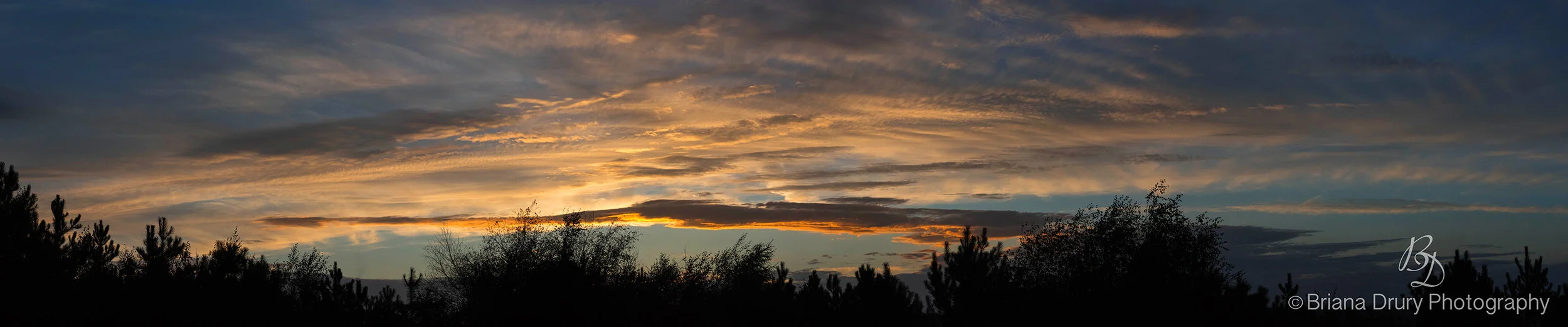 Cannock Sunset Panoramic