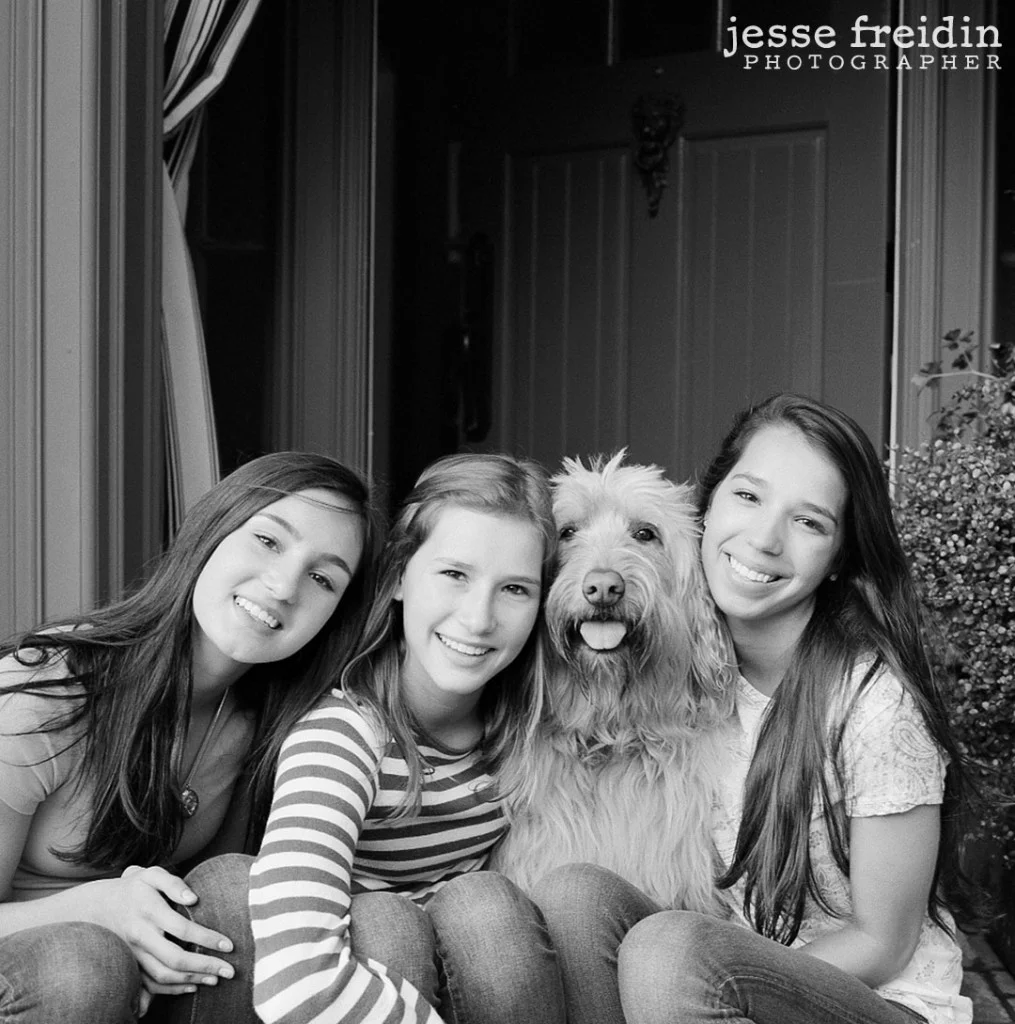 Black and White Dog Photography in LA