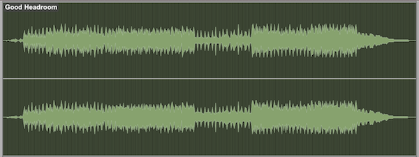 Good Headroom for Mastering