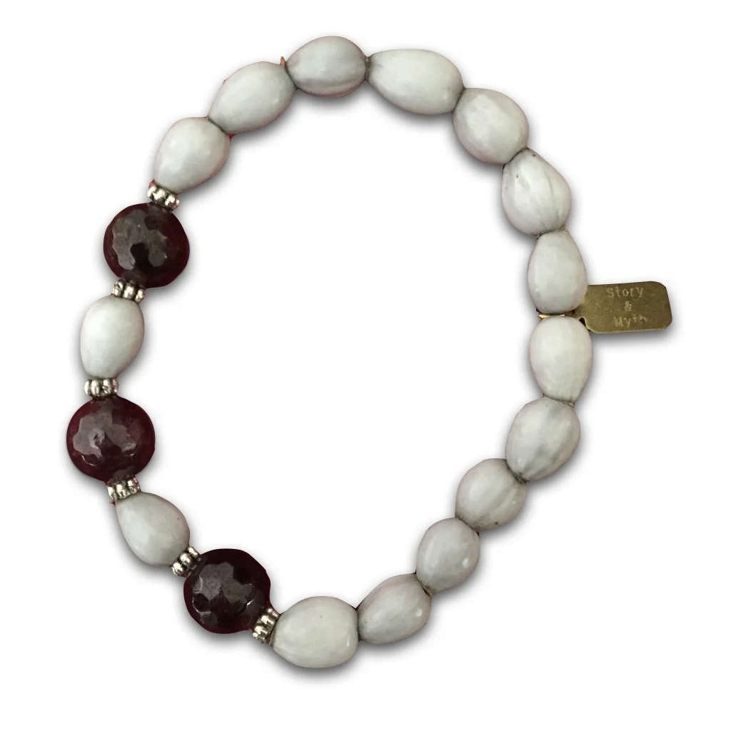 Amethyst Gemstone & Blessing Beads