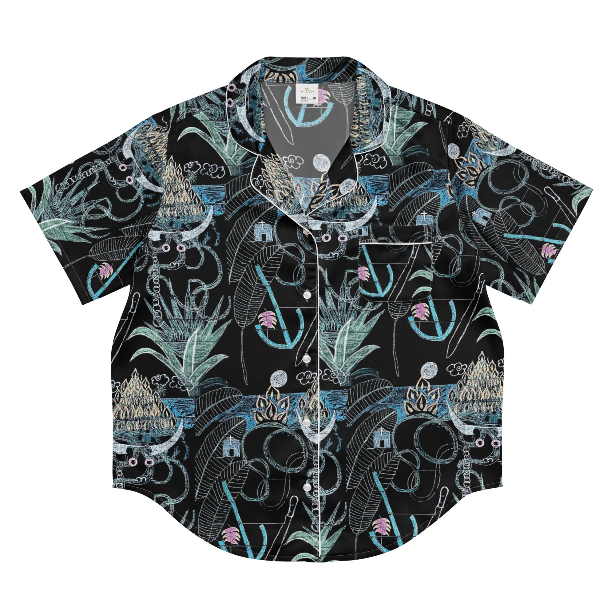 all-over-print-womens-short-sleeve-pajama-top-white-front-68db2e94a040b.jpg