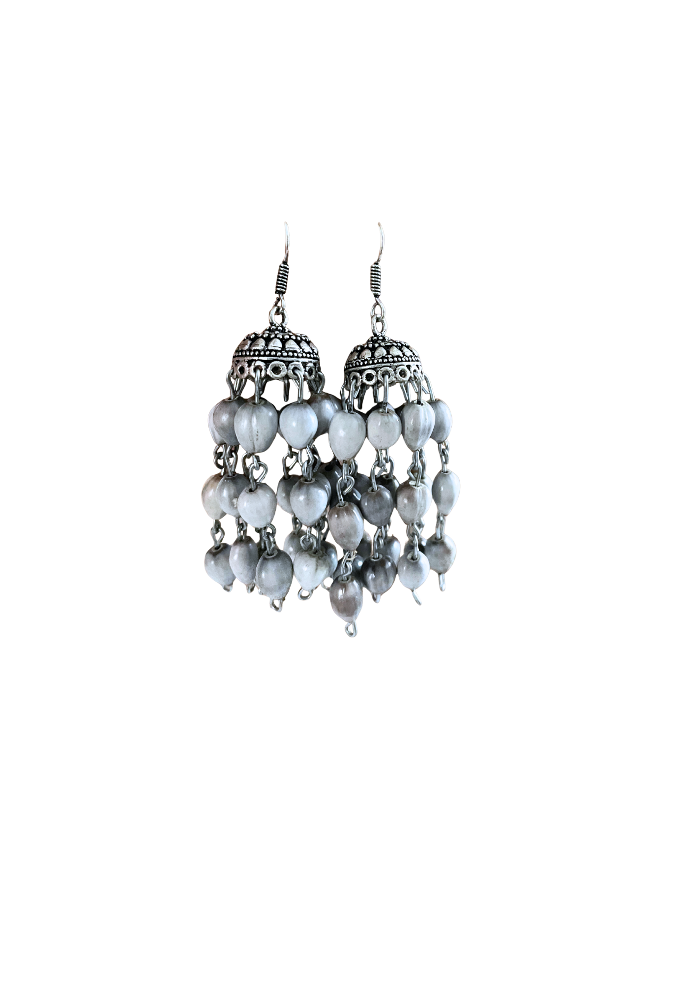 Blessing Bead Bead Chain Earrings