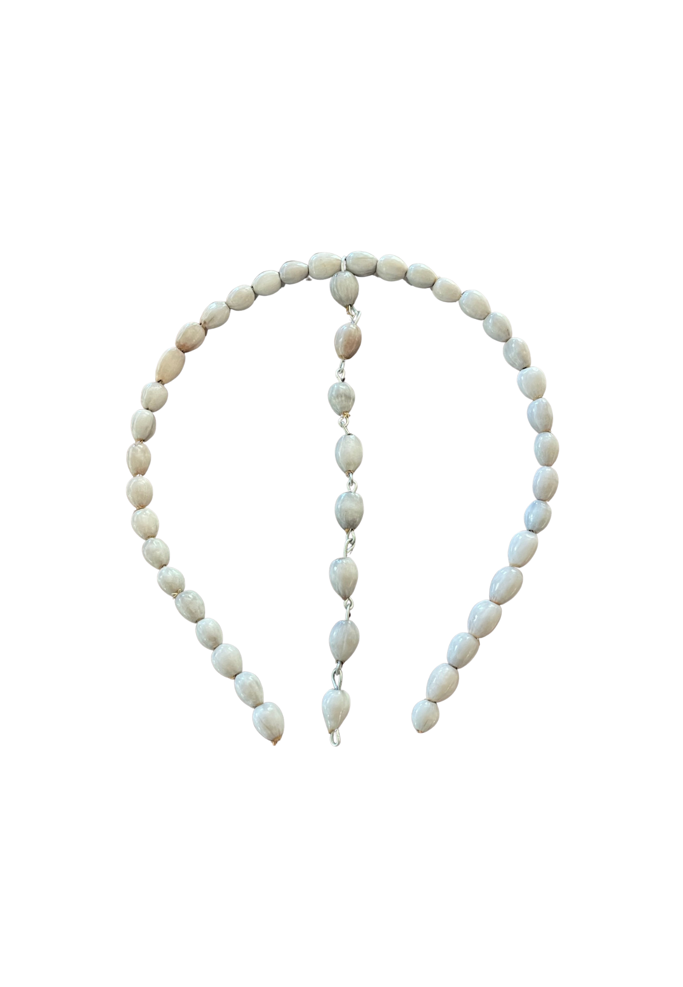 Blessing Bead River Maid Headwear with cascading  bead chain
