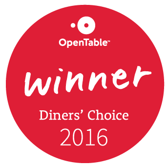  Opentable diner’s choice 2016 