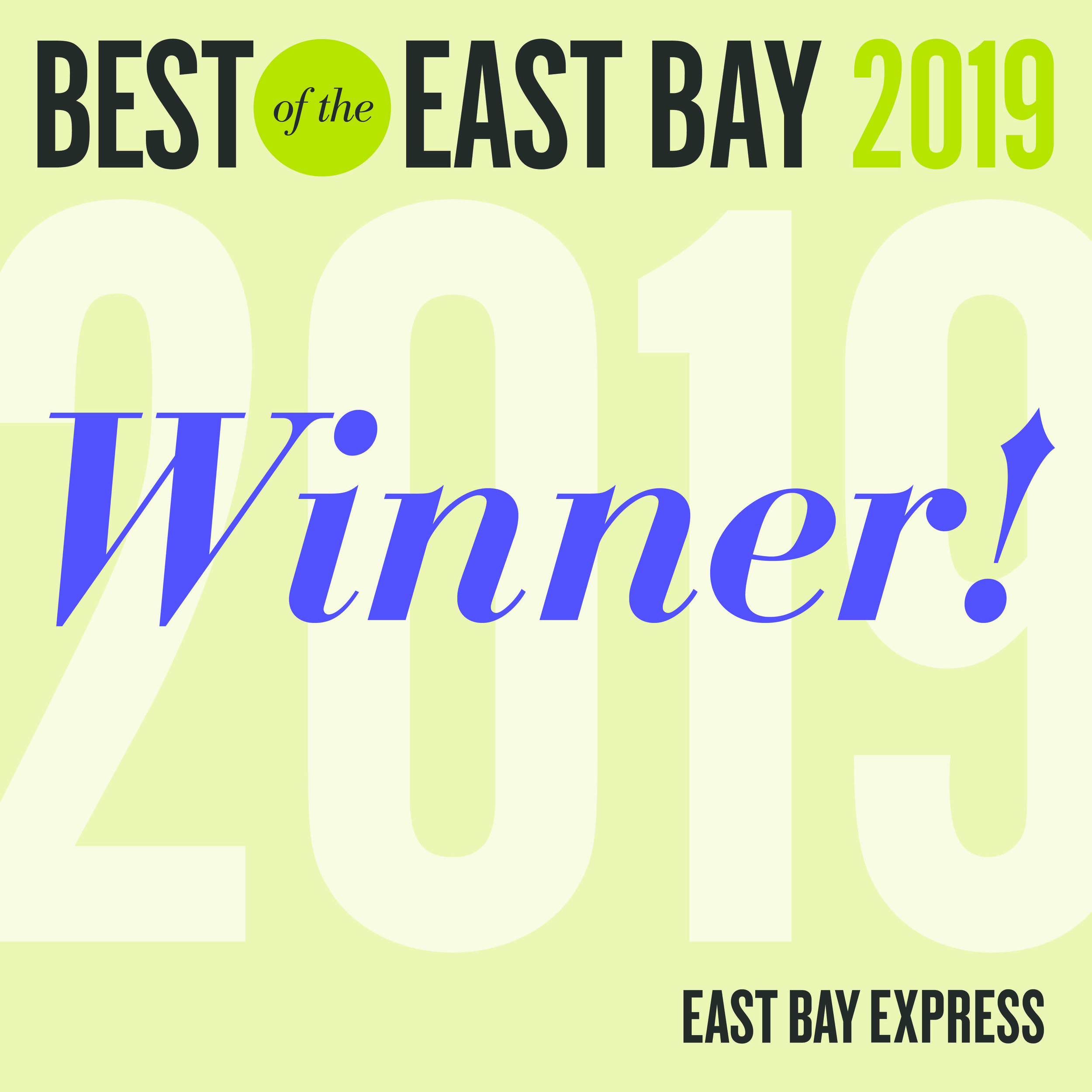  best of the east bay 2019 winner 