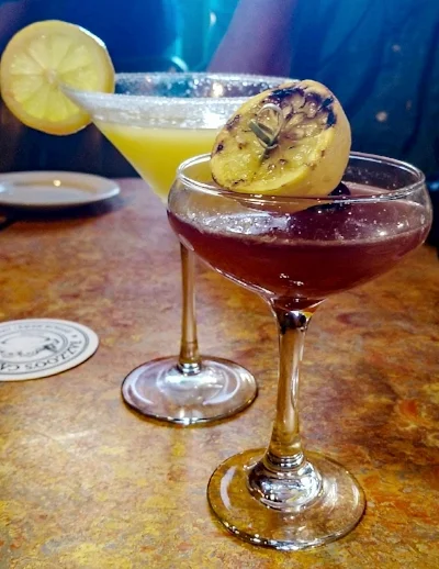 Grilled Lemon & Cherry Sazarac (my personal favorite) and the Lemon Drop Martini