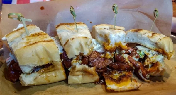 Andouille Po' Boy Sliders