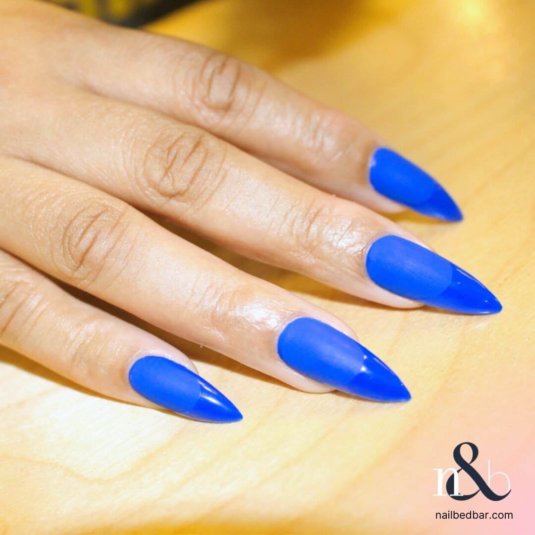 Matte + Shine - Will always win. #apresgelx #nailbedbar #luminary #gelmanicure #dcnailsalon #dmv #blackowned