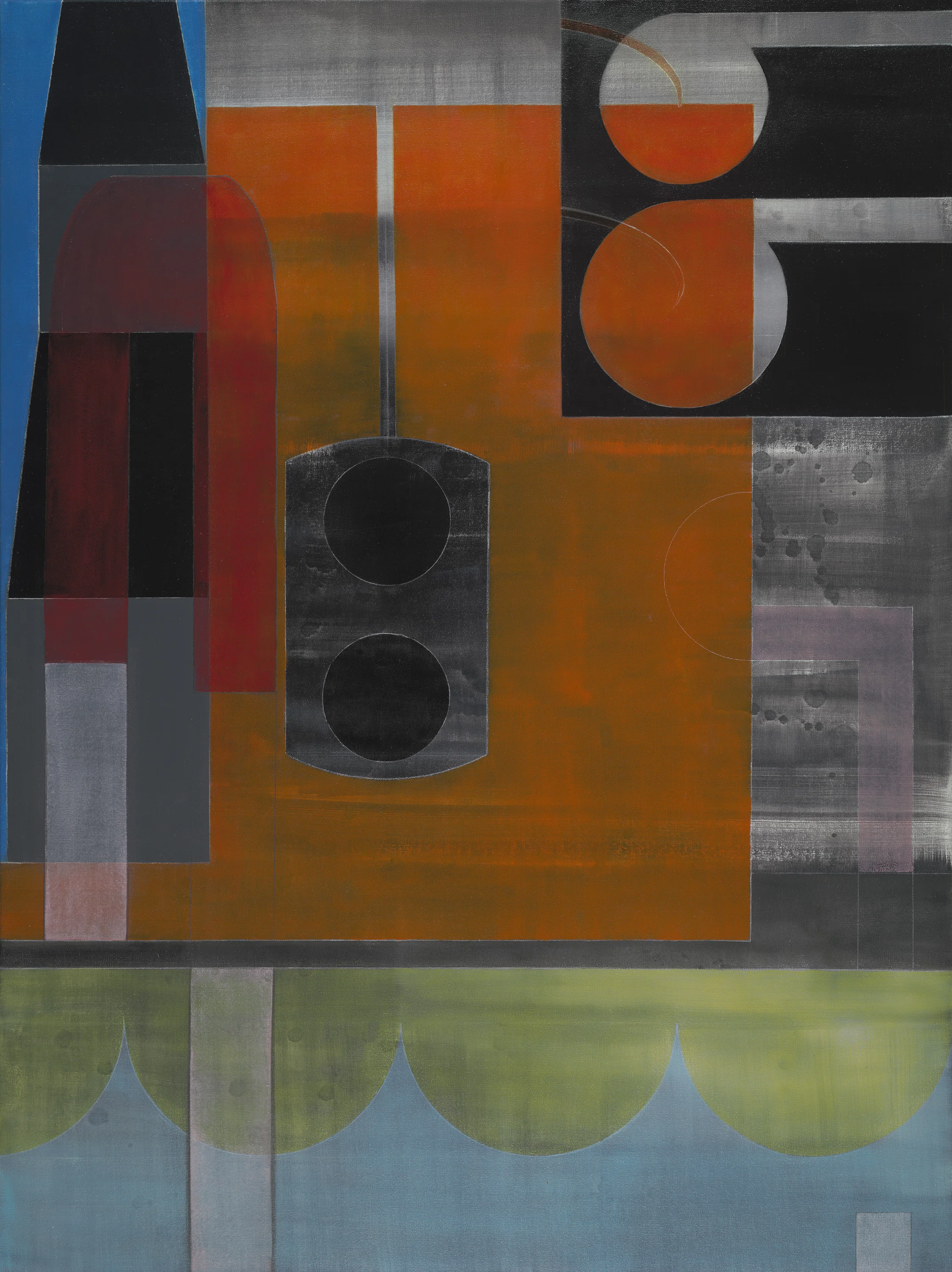 Positive Displacement Pump, oil on canvas, 48x36 inches