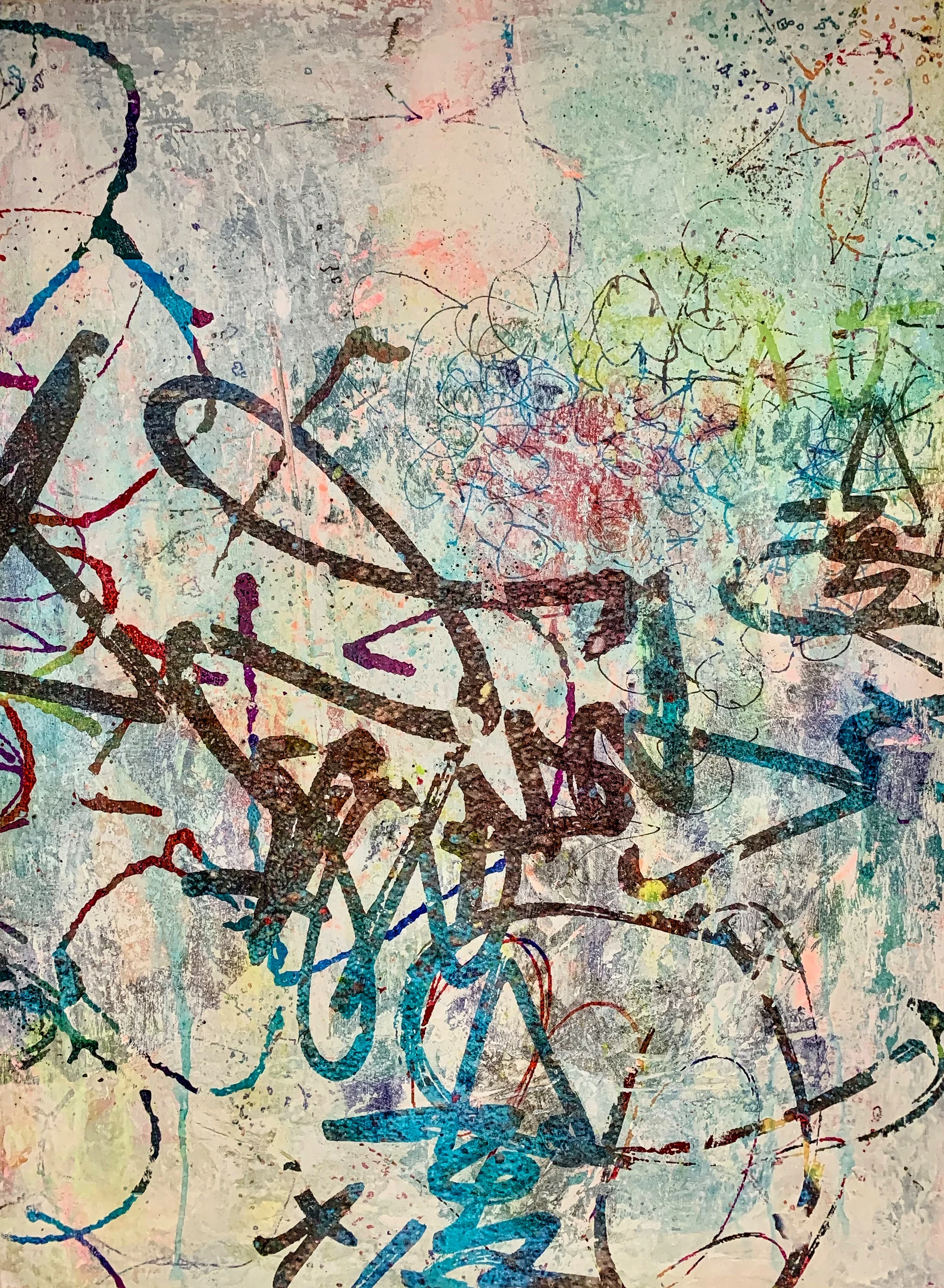 GET HAPPY NO. 4_2018_Mixed Media on Birch Panel_30X40_1600 .jpeg