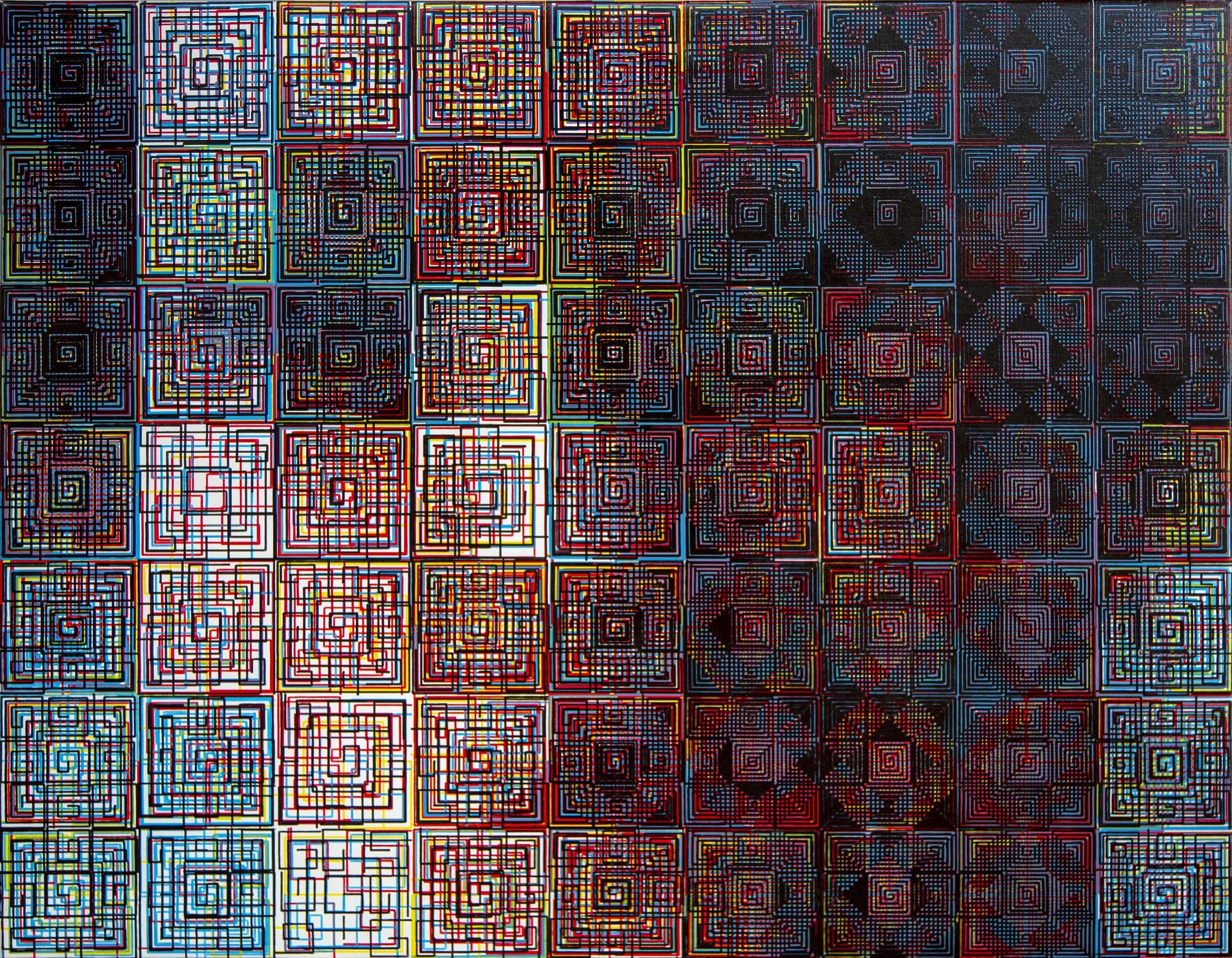 Reinventing the Line: Post-Digital Drawings and Paintings by Mike Lyon