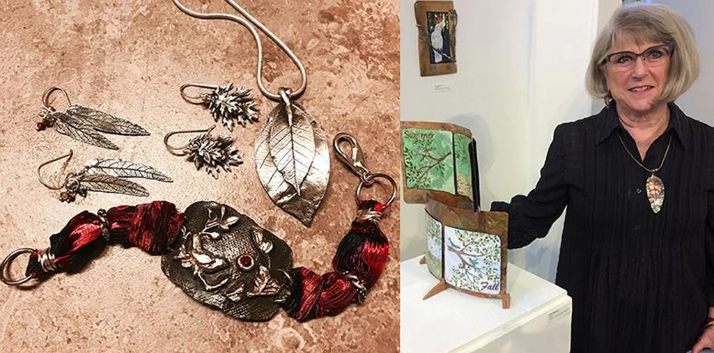 Judy Pagnusat's jewelry is available at the Artisans' Co-op.