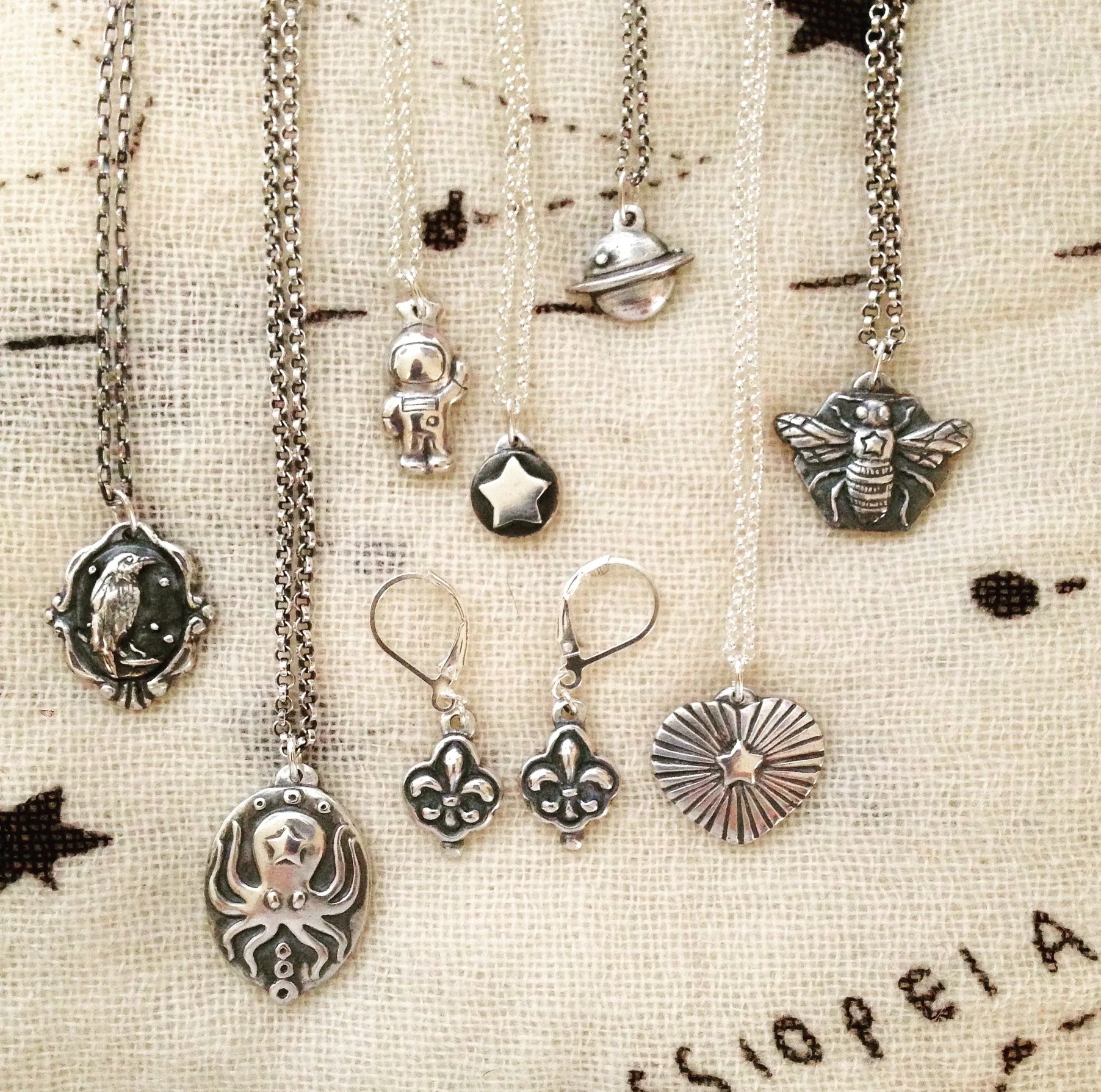 Laura Zatt's jewelry is available at the Artisans' Co-op.