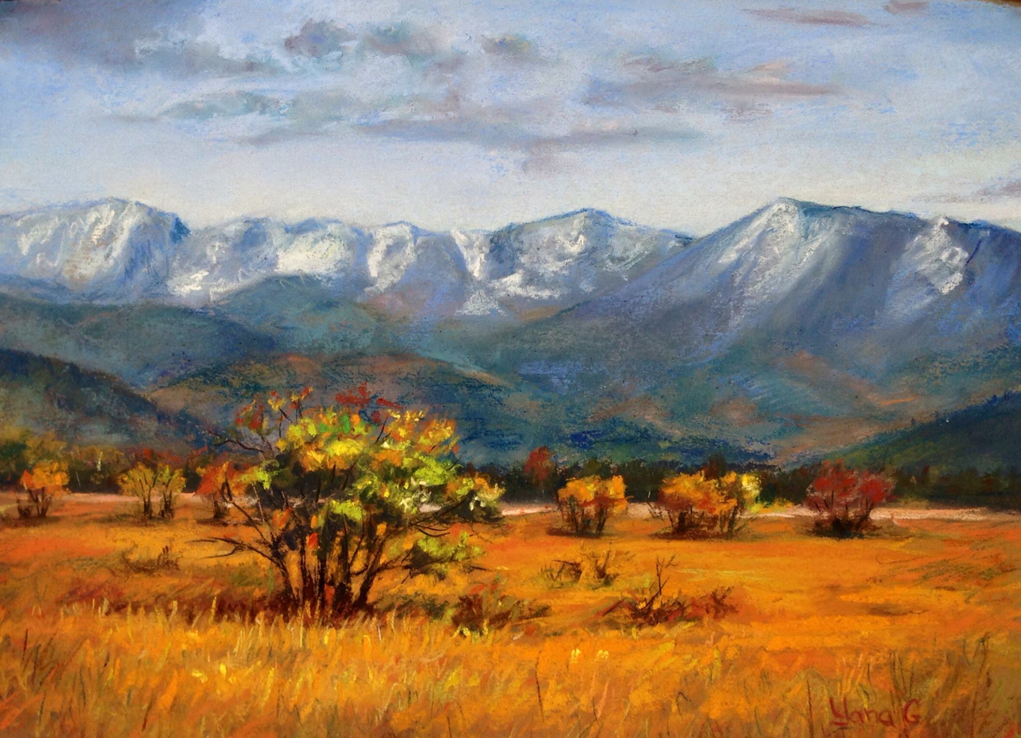 Fall Has Come 9x11 Pastel