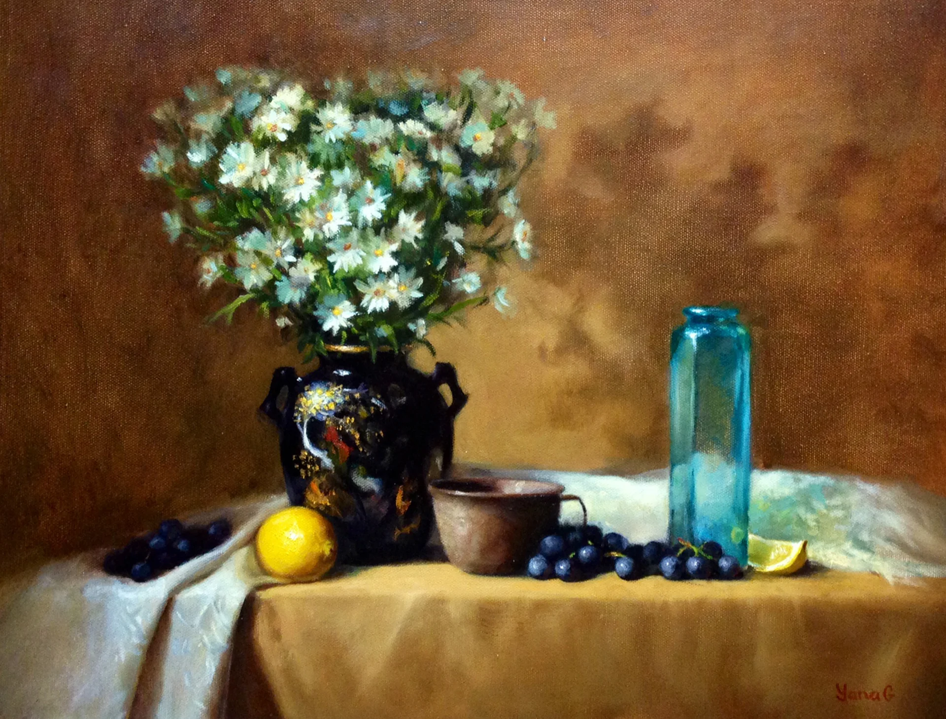 Daisies 16x20 Oil on canvas